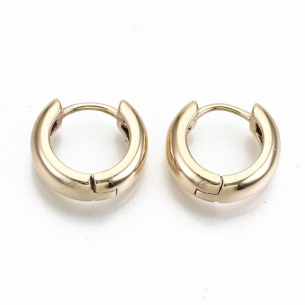 PandaHall Brass Huggie Hoop Earrings, Ring, Nickel Free, Real 18K Gold Plated, 16x5mm, Pin: 0.7mm Brass Ring
PandaHall Brass Huggie Hoop Earrings, Ring, Nickel Free, Real 18K Gold Plated, 16x5mm, Pin: 0.7mm Brass Ring