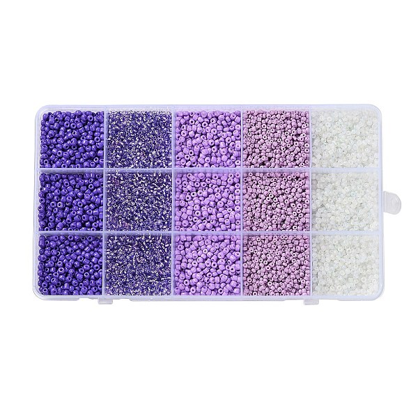 PandaHall DIY 15 Grids ABS Plastic & Glass Seed Beads Jewelry Making Finding Beads Kits, Rondelle, Medium Orchid, 2~4.5x1.5~4.5mm, Hole...
PandaHall DIY 15 Grids ABS Plastic & Glass Seed Beads Jewelry Making Finding Beads Kits, Rondelle, Medium Orchid, 2~4.5x1.5~4.5mm, Hole...