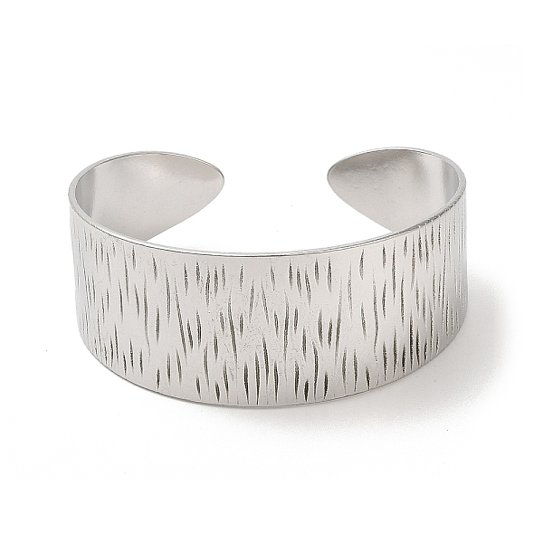 PandaHall 304 Stainless Steel Bangles, Wide Cuff Bangles, Jewelry for Women, Stainless Steel Color, Inner Diameter: 2-3/8 inch(5.9cm) 304...
PandaHall 304 Stainless Steel Bangles, Wide Cuff Bangles, Jewelry for Women, Stainless Steel Color, Inner Diameter: 2-3/8 inch(5.9cm) 304...
