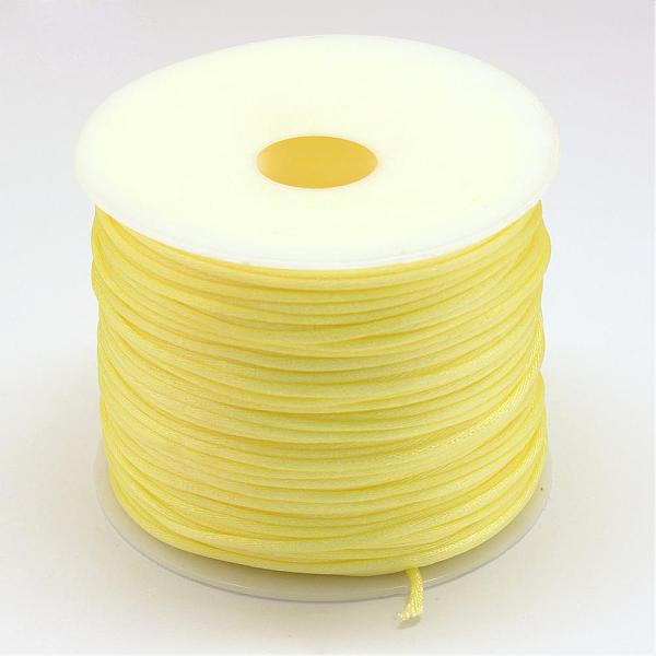 PandaHall Nylon Thread, Rattail Satin Cord, Champagne Yellow, 1.0mm, about 76.55 yards(70m)/roll Nylon Yellow
PandaHall Nylon Thread, Rattail Satin Cord, Champagne Yellow, 1.0mm, about 76.55 yards(70m)/roll Nylon Yellow