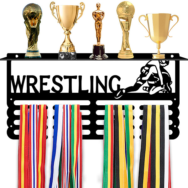 PandaHall Iron Medal Holder & Tray, Medal Display Hanger Rack, Medal Holder Frame, with Screw, Word, 100x380x10mm & 200x400mm, Hole: 3mm..., Black
PandaHall Iron Medal Holder & Tray, Medal Display Hanger Rack, Medal Holder Frame, with Screw, Word, 100x380x10mm & 200x400mm, Hole: 3mm..., Black