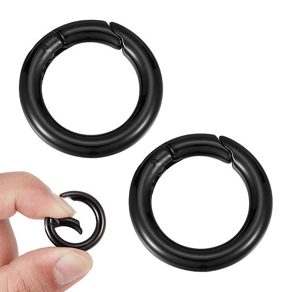 PandaHall Unicraftale 2Pcs 304 Stainless Steel Spring Gate Rings, O Rings, Round Ring, Electrophoresis Black, 6 Gauge, 24x4mm, Inner...
PandaHall Unicraftale 2Pcs 304 Stainless Steel Spring Gate Rings, O Rings, Round Ring, Electrophoresis Black, 6 Gauge, 24x4mm, Inner...