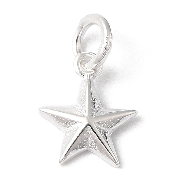 PandaHall 925 Sterling Silver Charms, with Jump Rings, Silver Color Plated, Starfish, 8x7x1.5mm, Hole: 2mm Sterling Silver Starfish
PandaHall 925 Sterling Silver Charms, with Jump Rings, Silver Color Plated, Starfish, 8x7x1.5mm, Hole: 2mm Sterling Silver Starfish