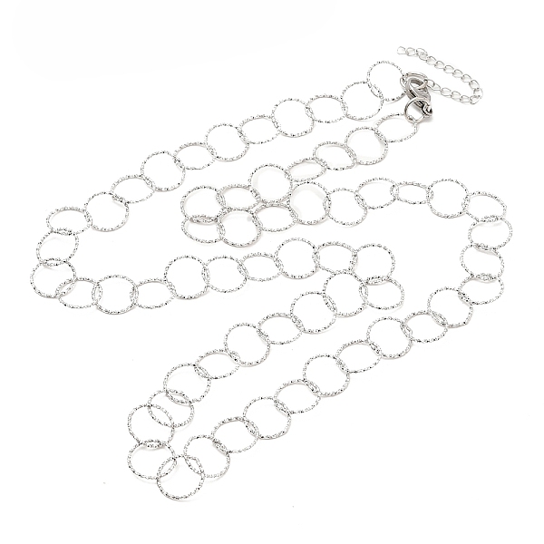 PandaHall 304 Stainless Steel Necklaces, Rolo Chains, Stainless Steel Color, 28.35x0.51 inch(72x1.3cm) 304 Stainless Steel
PandaHall 304 Stainless Steel Necklaces, Rolo Chains, Stainless Steel Color, 28.35x0.51 inch(72x1.3cm) 304 Stainless Steel