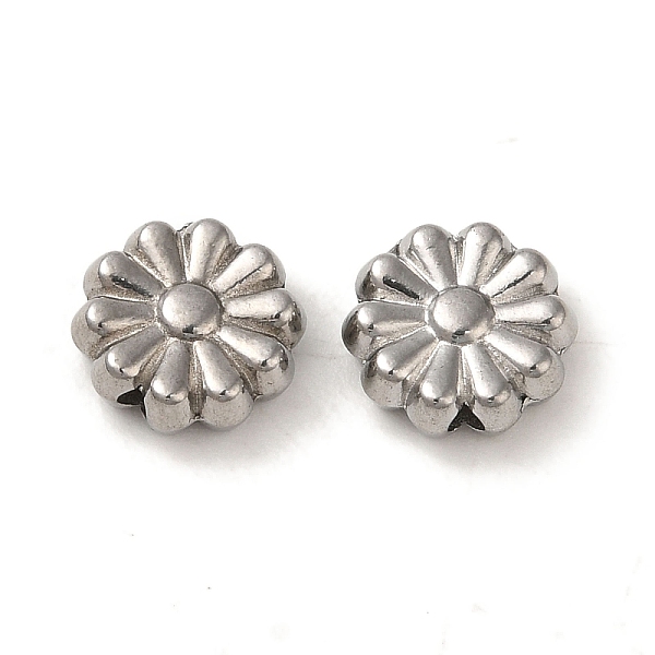 PandaHall 304 Stainless Steel Beads, Flower, Stainless Steel Color, 8.5x3mm, Hole: 1.2mm 304 Stainless Steel Flower
PandaHall 304 Stainless Steel Beads, Flower, Stainless Steel Color, 8.5x3mm, Hole: 1.2mm 304 Stainless Steel Flower