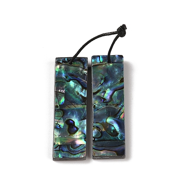PandaHall 2Pcs Natural Abalone Shell/Paua Shell Pendants, Geometric Charms, Rectangle, 38x11x3mm, Hole: 1mm Paua Shell Rectangle
PandaHall 2Pcs Natural Abalone Shell/Paua Shell Pendants, Geometric Charms, Rectangle, 38x11x3mm, Hole: 1mm Paua Shell Rectangle