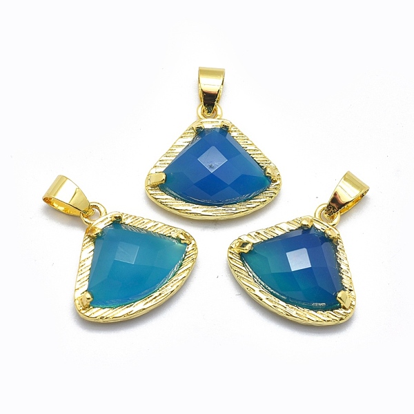 PandaHall Natural Agate Pendants, with Brass Findings, Triangle, Faceted, Golden, Dyed & Heated, 17.5x19x6.5mm, Hole: 3.5x5mm Natural Agate...
PandaHall Natural Agate Pendants, with Brass Findings, Triangle, Faceted, Golden, Dyed & Heated, 17.5x19x6.5mm, Hole: 3.5x5mm Natural Agate...