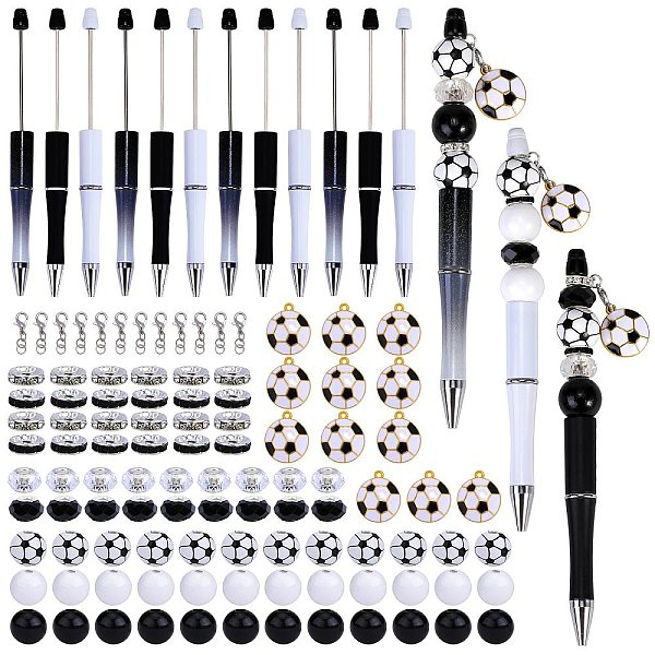 PandaHall DIY Beadable Pen Making Kit, Including Zinc Alloy Lobster Claw Clasps, Natural Wood & Glass European Beads, ABS Plastic Ball-Point..., Multicolor
PandaHall DIY Beadable Pen Making Kit, Including Zinc Alloy Lobster Claw Clasps, Natural Wood & Glass European Beads, ABS Plastic Ball-Point..., Multicolor