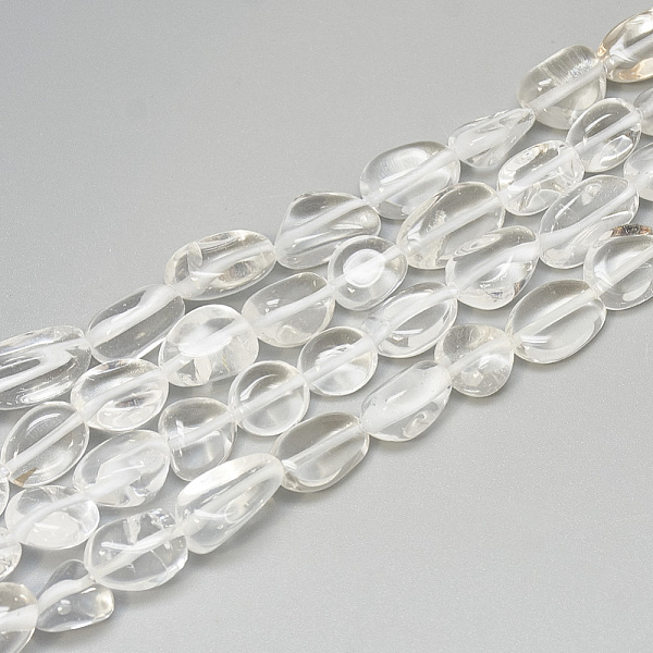 PandaHall Natural Quartz Crystal Beads Strands, Rock Crystal, Tumbled Stone, Nuggets, 9~20x8~13x4~13mm, Hole: 1mm, about 30~55pcs/strand...
PandaHall Natural Quartz Crystal Beads Strands, Rock Crystal, Tumbled Stone, Nuggets, 9~20x8~13x4~13mm, Hole: 1mm, about 30~55pcs/strand...