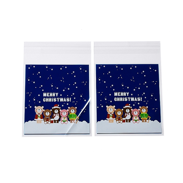PandaHall Christmas Theme Plastic Bakeware Bag, with Self-adhesive, for Chocolate, Candy, Cookies, Square, Midnight Blue, 130x100x0.2mm...
PandaHall Christmas Theme Plastic Bakeware Bag, with Self-adhesive, for Chocolate, Candy, Cookies, Square, Midnight Blue, 130x100x0.2mm...