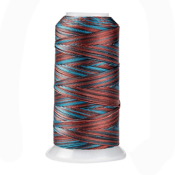 PandaHall Segment Dyed Round Polyester Sewing Thread, for Hand & Machine Sewing, Tassel Embroidery, Colorful, 3-Ply 0.2mm, about 1000m/roll..., Brown
PandaHall Segment Dyed Round Polyester Sewing Thread, for Hand & Machine Sewing, Tassel Embroidery, Colorful, 3-Ply 0.2mm, about 1000m/roll..., Brown