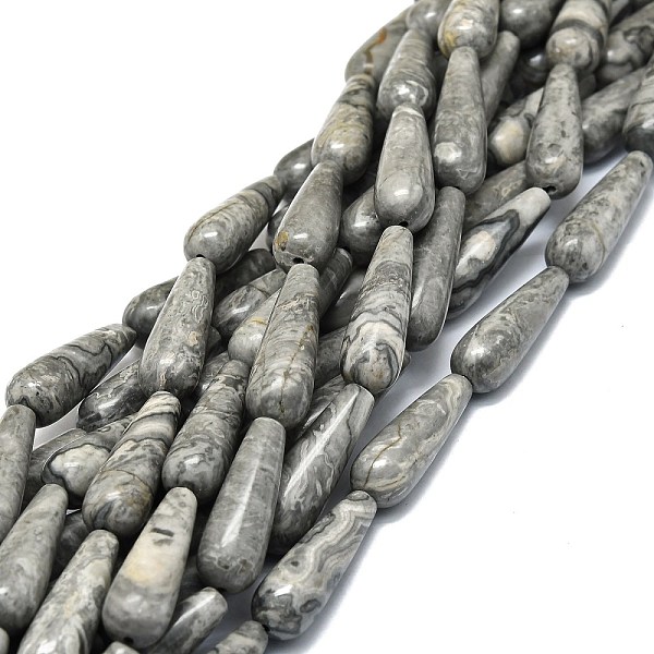 PandaHall Natural Zebra Jasper Beads Strands, Waterdrop, 30x10mm, Hole: 1.4mm, about 13pcs/strand, 15.75''(40cm) Zebra Jasper Teardrop
PandaHall Natural Zebra Jasper Beads Strands, Waterdrop, 30x10mm, Hole: 1.4mm, about 13pcs/strand, 15.75''(40cm) Zebra Jasper Teardrop