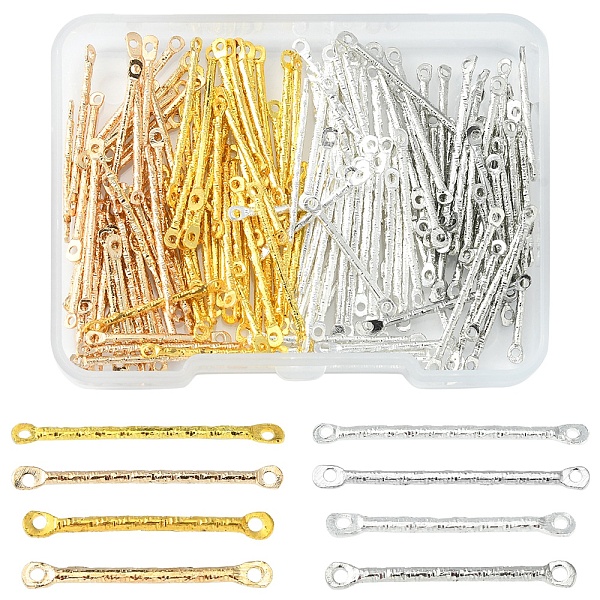 PandaHall 160Pcs 8 Styles Iron Connector Charms, Rectangle Bar Links, for DIY Jewelry Making, Mixed Color, 20~25.5x2~2.3x1~1.2mm, Hole: 1mm...
PandaHall 160Pcs 8 Styles Iron Connector Charms, Rectangle Bar Links, for DIY Jewelry Making, Mixed Color, 20~25.5x2~2.3x1~1.2mm, Hole: 1mm...