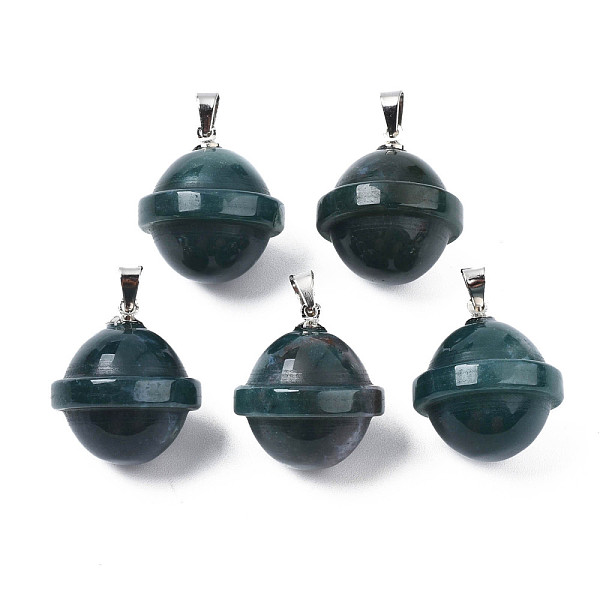 PandaHall Natural Indian Agate Pendants, with Stainless Steel Color Tone Stainless Steel Findings, Planet, 22.5x20mm, Hole: 3x5mm Indian...
PandaHall Natural Indian Agate Pendants, with Stainless Steel Color Tone Stainless Steel Findings, Planet, 22.5x20mm, Hole: 3x5mm Indian...