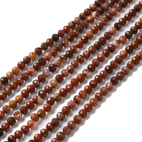 PandaHall Natural Red Rainbow Jasper Beads Strands, Round, Faceted, 3.5~4x3.5mm, Hole: 0.6mm, about 107~109pcs/strand, 14.96 inch(38cm)...
PandaHall Natural Red Rainbow Jasper Beads Strands, Round, Faceted, 3.5~4x3.5mm, Hole: 0.6mm, about 107~109pcs/strand, 14.96 inch(38cm)...