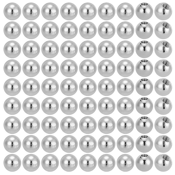 PandaHall GOMAKERER 100Pcs 304 Stainless Steel Round Ear Nuts, Earring Backs, Round, Stainless Steel Color, 3x3x3mm, Hole: 1.2mm 304...
PandaHall GOMAKERER 100Pcs 304 Stainless Steel Round Ear Nuts, Earring Backs, Round, Stainless Steel Color, 3x3x3mm, Hole: 1.2mm 304...