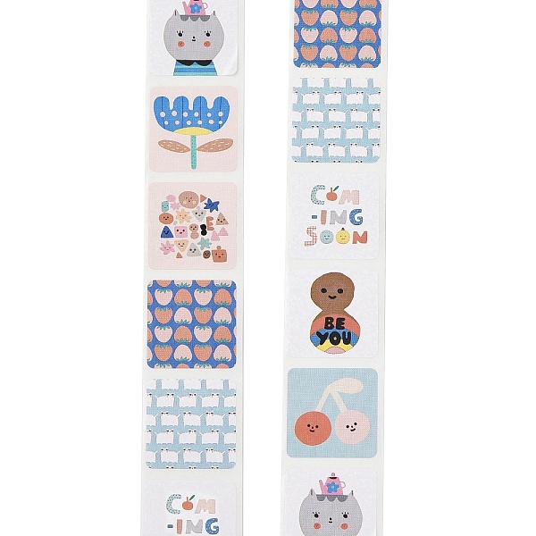 PandaHall Paper Sealing Stickers, Label Paster Picture Stickers, Colorful, 25x25mm 500pcs/roll Paper Square
PandaHall Paper Sealing Stickers, Label Paster Picture Stickers, Colorful, 25x25mm 500pcs/roll Paper Square