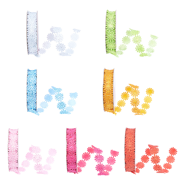 PandaHall SUPERFINDINGS 7 Rolls 17mm Wide 7 Colors Sparkle Glitter Powder Polyester Ribbons Colorful Flower Decorating Lace Embroidered Trim...
PandaHall SUPERFINDINGS 7 Rolls 17mm Wide 7 Colors Sparkle Glitter Powder Polyester Ribbons Colorful Flower Decorating Lace Embroidered Trim...