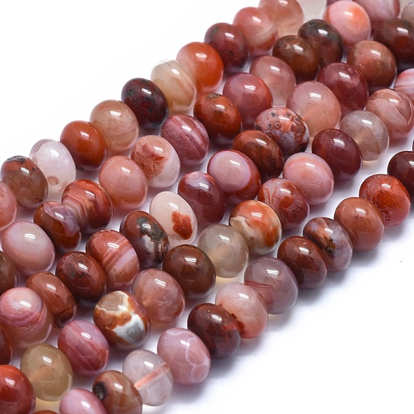 PandaHall Natural Red Agate Beads Strands, Rondelle, 11~12x7~10mm, Hole: 1.2mm, about 49~51pcs/strand, 15.35 inch~15.55 inch(39~39.5cm Red...
PandaHall Natural Red Agate Beads Strands, Rondelle, 11~12x7~10mm, Hole: 1.2mm, about 49~51pcs/strand, 15.35 inch~15.55 inch(39~39.5cm Red...