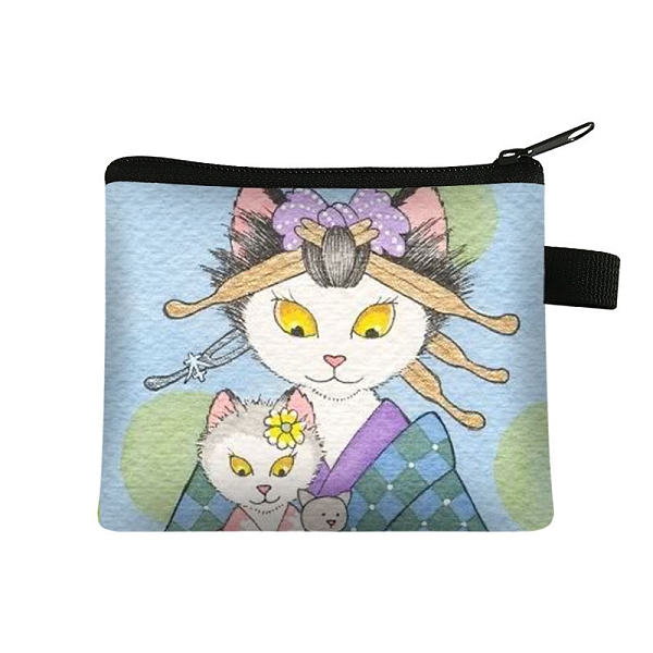 PandaHall Cute Cat Polyester Zipper Wallets, Rectangle Coin Purses, Change Purse for Women & Girls, Colorful, 11x13.5cm Polyester Cat Shape
PandaHall Cute Cat Polyester Zipper Wallets, Rectangle Coin Purses, Change Purse for Women & Girls, Colorful, 11x13.5cm Polyester Cat Shape