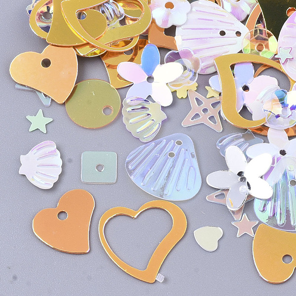 PandaHall Ornament Accessories, PVC Plastic Paillette/Sequins Beads, Mixed Shapes, Saddle Brown, 3~13x3~13x0.4~1.5mm, Hole: 0.9~1.4mm PVC...
PandaHall Ornament Accessories, PVC Plastic Paillette/Sequins Beads, Mixed Shapes, Saddle Brown, 3~13x3~13x0.4~1.5mm, Hole: 0.9~1.4mm PVC...