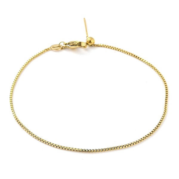 PandaHall 304 Stainless Steel Add a Bead Adjustable Box Chains Bracelets for Women, Golden, 21.4x0.1cm 304 Stainless Steel
PandaHall 304 Stainless Steel Add a Bead Adjustable Box Chains Bracelets for Women, Golden, 21.4x0.1cm 304 Stainless Steel