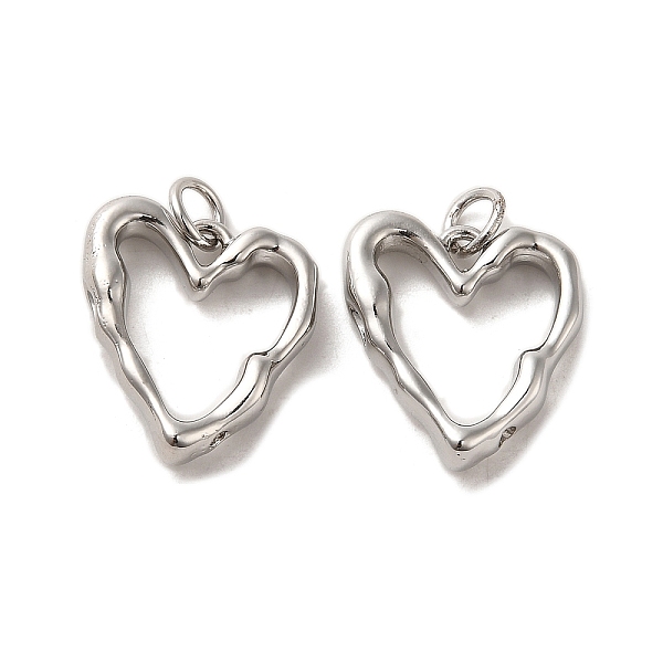 PandaHall Rack Plating Brass Pendants, Lead Free & Cadmium Free, Long-Lasting Plated, Heart Charm, Platinum, 17x16x4mm, Hole: 3mm Brass...
PandaHall Rack Plating Brass Pendants, Lead Free & Cadmium Free, Long-Lasting Plated, Heart Charm, Platinum, 17x16x4mm, Hole: 3mm Brass...
