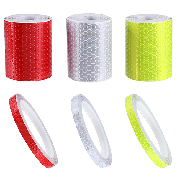 PandaHall GORGECRAFT 6 Rolls 6 Style Reflective Safety Tape Waterproof Warning Mark Self-Adhesive Reflector Tape Crystal Color Lattice..., Multicolor
PandaHall GORGECRAFT 6 Rolls 6 Style Reflective Safety Tape Waterproof Warning Mark Self-Adhesive Reflector Tape Crystal Color Lattice..., Multicolor