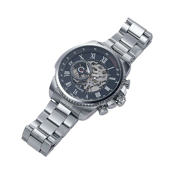 PandaHall Alloy Watch Head Mechanical Watches, with Stainless Steel Watch Band, Stainless Steel Color, 220x20mm, Watch Head: 51x52x14.5mm...
PandaHall Alloy Watch Head Mechanical Watches, with Stainless Steel Watch Band, Stainless Steel Color, 220x20mm, Watch Head: 51x52x14.5mm...