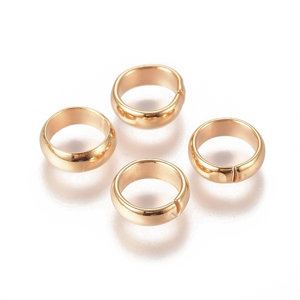PandaHall 201 Stainless Steel Quick Link Connectors, Linking Rings, Closed but Unsoldered, Golden, 9x3mm, Inner Diameter: 6.7mm 201...
PandaHall 201 Stainless Steel Quick Link Connectors, Linking Rings, Closed but Unsoldered, Golden, 9x3mm, Inner Diameter: 6.7mm 201...