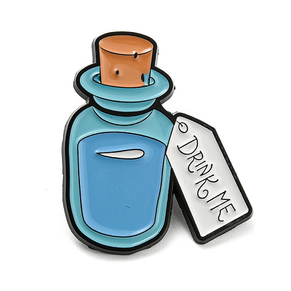 PandaHall Enamel Pins, Electrophoresis Black Plated Alloy Brooch, Word Drink Me, Poison, Bottle, 30.5x25.5x1.5mm Alloy+Enamel Bottle
PandaHall Enamel Pins, Electrophoresis Black Plated Alloy Brooch, Word Drink Me, Poison, Bottle, 30.5x25.5x1.5mm Alloy+Enamel Bottle