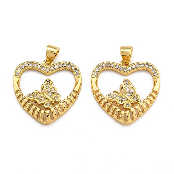 PandaHall Brass Micro Pave Clear Cubic Zirconia Pendants, Long-Lasting Plated, Heart, Real 18K Gold Plated, 21x21x4mm, Hole: 3.5x4mm...
PandaHall Brass Micro Pave Clear Cubic Zirconia Pendants, Long-Lasting Plated, Heart, Real 18K Gold Plated, 21x21x4mm, Hole: 3.5x4mm...