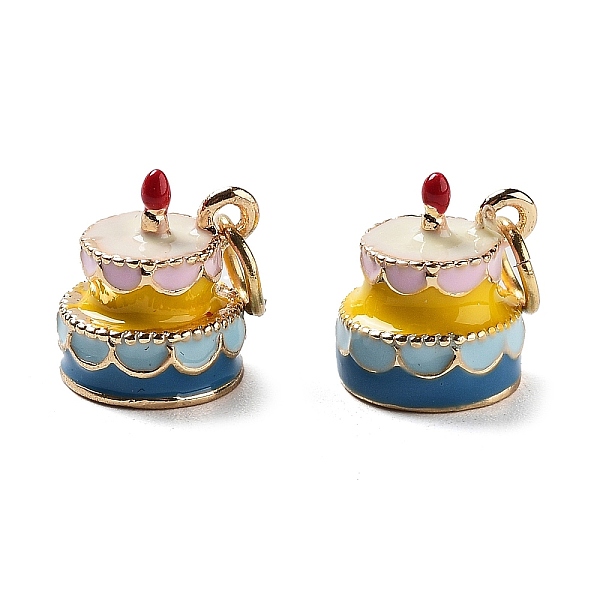PandaHall Real 18K Gold Plated Brass Enamel Pendants, with Jump Ring, Long-Lasting Plated, Cadmium Free & Lead Free, Cake, Colorful...
PandaHall Real 18K Gold Plated Brass Enamel Pendants, with Jump Ring, Long-Lasting Plated, Cadmium Free & Lead Free, Cake, Colorful...