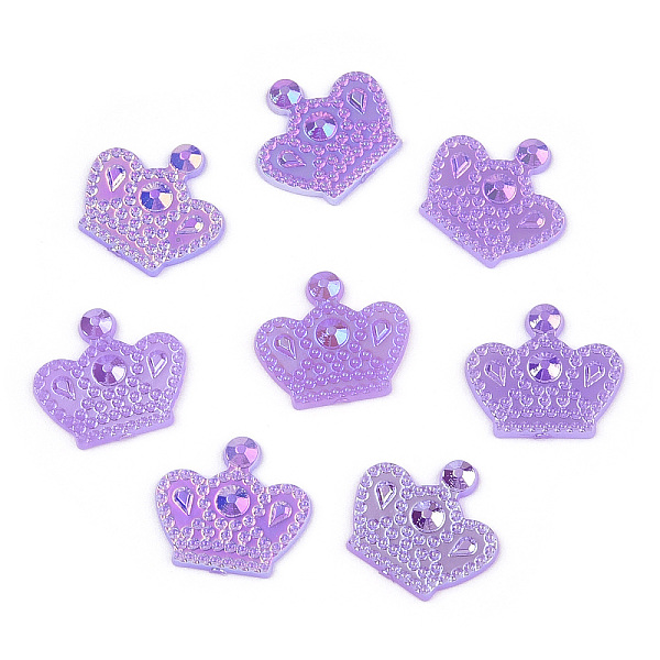 PandaHall Acrylic Cabochons, AB Color Plated, Crown, Medium Purple, 11x12x1.5mm Acrylic Crown Purple
PandaHall Acrylic Cabochons, AB Color Plated, Crown, Medium Purple, 11x12x1.5mm Acrylic Crown Purple
