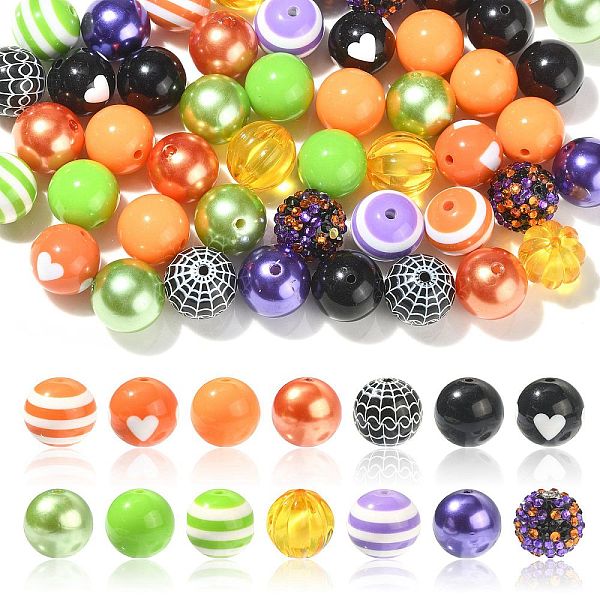 PandaHall DIY Halloween Pendant Decoration Making Kit, Including Acrylic Round Beads, Iron Chain & Beads & Wire, Lobster Clasp, Mixed Color..., Multicolor
PandaHall DIY Halloween Pendant Decoration Making Kit, Including Acrylic Round Beads, Iron Chain & Beads & Wire, Lobster Clasp, Mixed Color..., Multicolor