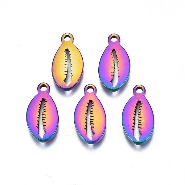 PandaHall Ion Plating(IP) 201 Stainless Steel Pendants, Cadmium Free & Nickel Free & Lead Free, Leaf, Rainbow Color, 17x8.5x1.5mm, Hole...
PandaHall Ion Plating(IP) 201 Stainless Steel Pendants, Cadmium Free & Nickel Free & Lead Free, Leaf, Rainbow Color, 17x8.5x1.5mm, Hole...
