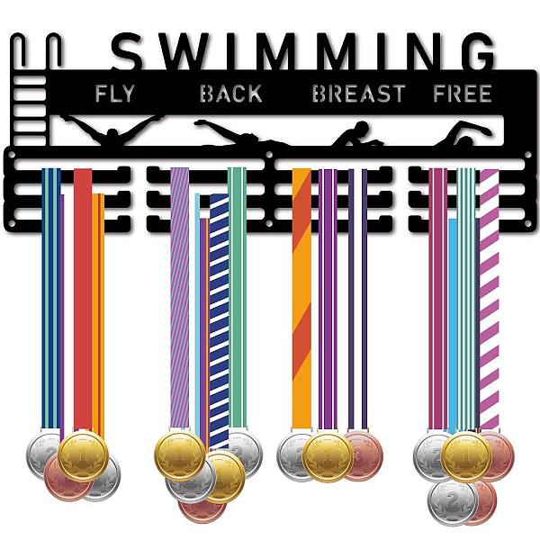 PandaHall Fashion Iron Medal Hanger Holder Display Wall Rack, 3-Line, with Screws, Black, Swimming, Sports, 150x400mm, Hole: 5mm Iron Sports...
PandaHall Fashion Iron Medal Hanger Holder Display Wall Rack, 3-Line, with Screws, Black, Swimming, Sports, 150x400mm, Hole: 5mm Iron Sports...