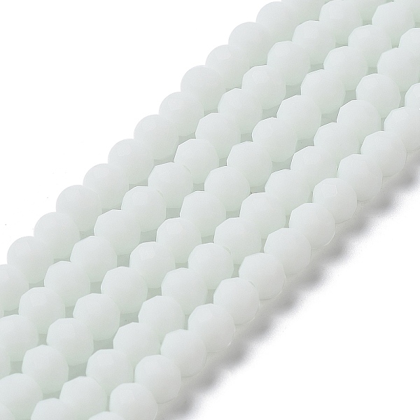 PandaHall Glass Beads Strands, Faceted, Frosted, Rondelle, White, 4mm, Hole: 1mm, about 113~115pcs/strand, 41~42cm Glass Rondelle White
PandaHall Glass Beads Strands, Faceted, Frosted, Rondelle, White, 4mm, Hole: 1mm, about 113~115pcs/strand, 41~42cm Glass Rondelle White