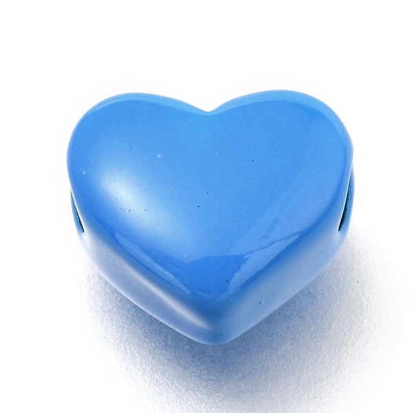 PandaHall Spray Painted Brass Beads, Heart, Cornflower Blue, 8.5x10x5.5mm, Hole: 2.2mm Brass Heart
PandaHall Spray Painted Brass Beads, Heart, Cornflower Blue, 8.5x10x5.5mm, Hole: 2.2mm Brass Heart