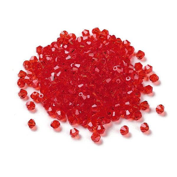 PandaHall Transparent Glass Beads, Bicone, Red, 4x4x3.5mm, Hole: 1mm, 720pcs/bag Glass Bicone Red
PandaHall Transparent Glass Beads, Bicone, Red, 4x4x3.5mm, Hole: 1mm, 720pcs/bag Glass Bicone Red