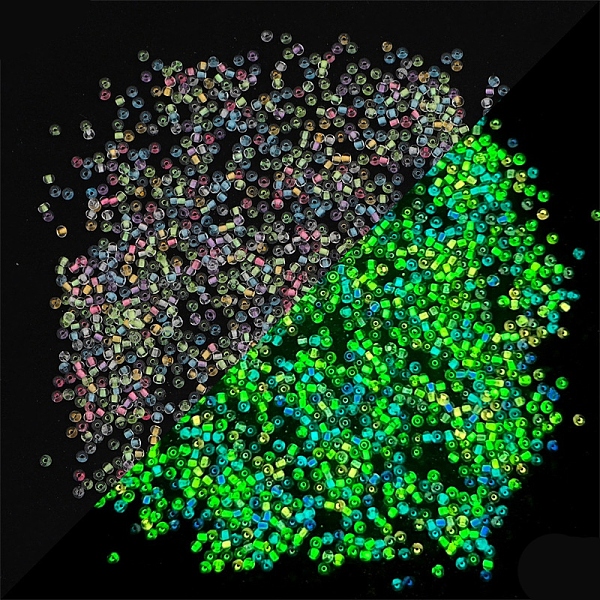 PandaHall 11/0 Luminous Glass Seed Beads, Inside Colours, Glow in the Dark Round Beads, Colorful, 2mm, Hole: 1mm, about 660Pcs/bag Glass
PandaHall 11/0 Luminous Glass Seed Beads, Inside Colours, Glow in the Dark Round Beads, Colorful, 2mm, Hole: 1mm, about 660Pcs/bag Glass