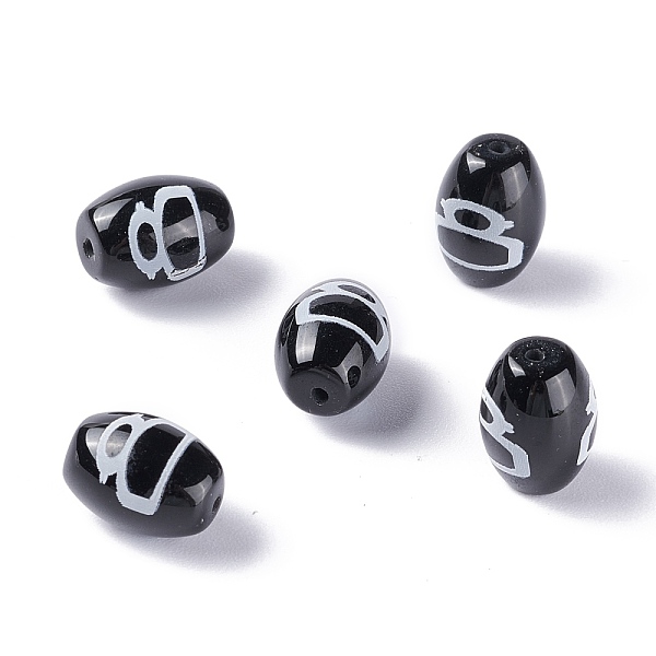 PandaHall Tibetan Style dZi Beads, Natural Agate Beads, Dyed & Heated, Oval, Bottle Pattern, 13.5x10mm, Hole: 1.2mm Tibetan Agate Oval
PandaHall Tibetan Style dZi Beads, Natural Agate Beads, Dyed & Heated, Oval, Bottle Pattern, 13.5x10mm, Hole: 1.2mm Tibetan Agate Oval