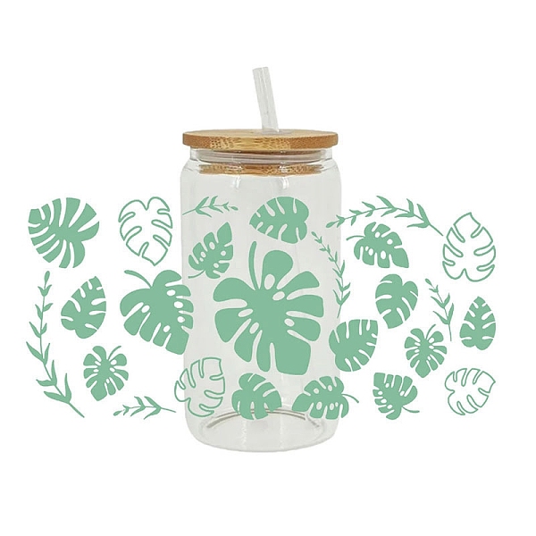 PandaHall Leaf Transfer Film, Hot Heat Vinyl Thermal Transfer Stickers for Cup, Medium Aquamarine, 110x230mm Plastic Leaf
PandaHall Leaf Transfer Film, Hot Heat Vinyl Thermal Transfer Stickers for Cup, Medium Aquamarine, 110x230mm Plastic Leaf