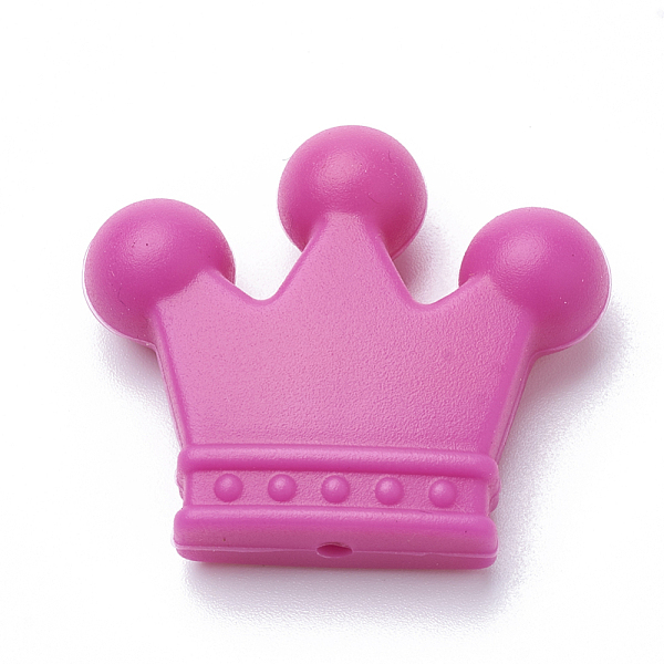 PandaHall Food Grade Eco-Friendly Silicone Focal Beads, Chewing Beads For Teethers, DIY Nursing Necklaces Making, Crown, Magenta, 30x35x10mm..., Pink
PandaHall Food Grade Eco-Friendly Silicone Focal Beads, Chewing Beads For Teethers, DIY Nursing Necklaces Making, Crown, Magenta, 30x35x10mm..., Pink