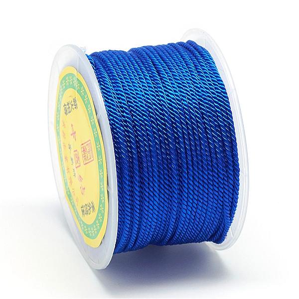 PandaHall Nylon Threads, Milan Cords/Twisted Cords, Blue, 1.5~2mm, about 54.68 yards(50m)/roll Nylon Blue
PandaHall Nylon Threads, Milan Cords/Twisted Cords, Blue, 1.5~2mm, about 54.68 yards(50m)/roll Nylon Blue