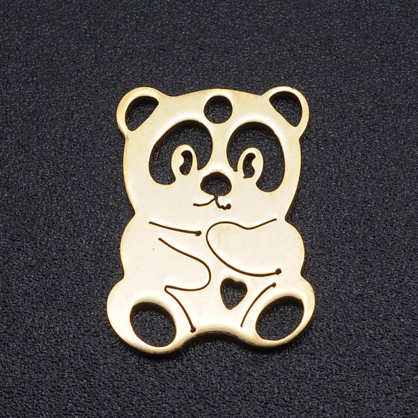 PandaHall 201 Stainless Steel Pendants, Panda, Golden, 16x12x1mm, Hole: 1.5mm 201 Stainless Steel Panda
PandaHall 201 Stainless Steel Pendants, Panda, Golden, 16x12x1mm, Hole: 1.5mm 201 Stainless Steel Panda