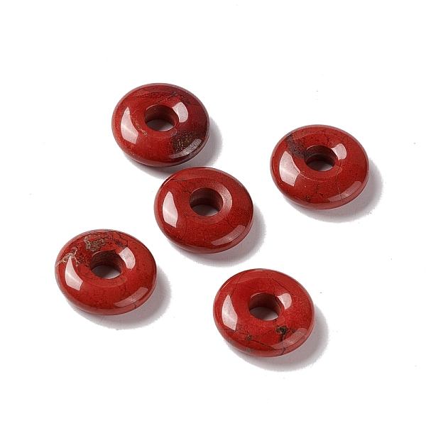 PandaHall Natural Red Jasper Pendants, Donut/Pi Disc Charm Charm, 20x5~7mm, Hole: 6mm Red Jasper Donut
PandaHall Natural Red Jasper Pendants, Donut/Pi Disc Charm Charm, 20x5~7mm, Hole: 6mm Red Jasper Donut