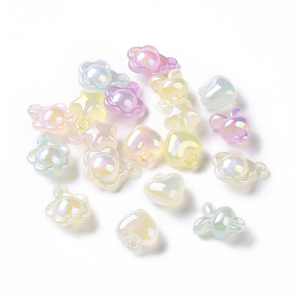 PandaHall UV Plating Acrylic Pendants, Luminous Style, Glow In The Dark, Mixed Shapes Charms, Mixed Color, 18~23x15~18.5x10~12mm, Hole: 2mm..., Multicolor
PandaHall UV Plating Acrylic Pendants, Luminous Style, Glow In The Dark, Mixed Shapes Charms, Mixed Color, 18~23x15~18.5x10~12mm, Hole: 2mm..., Multicolor
