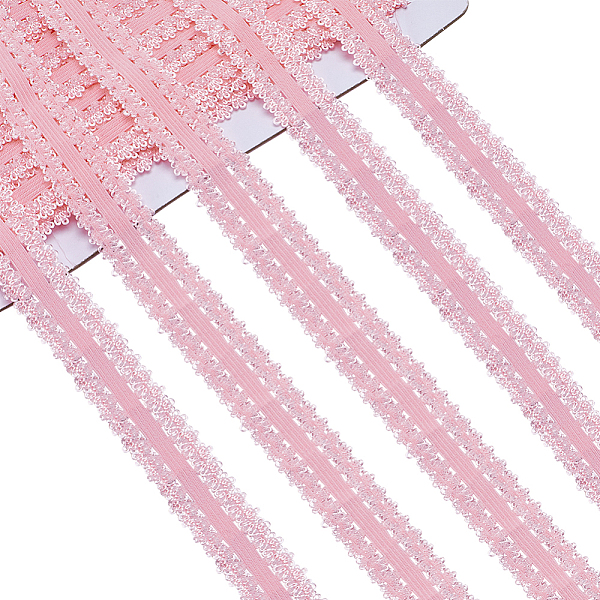 PandaHall GORGECRAFT 22 Yards 7/8 Inch Elastic Edges Trimming Stretch Lace Trim Webbing Crocheted Lace Cord Ribbon for DIY Sewing Crafts..., Pink
PandaHall GORGECRAFT 22 Yards 7/8 Inch Elastic Edges Trimming Stretch Lace Trim Webbing Crocheted Lace Cord Ribbon for DIY Sewing Crafts..., Pink