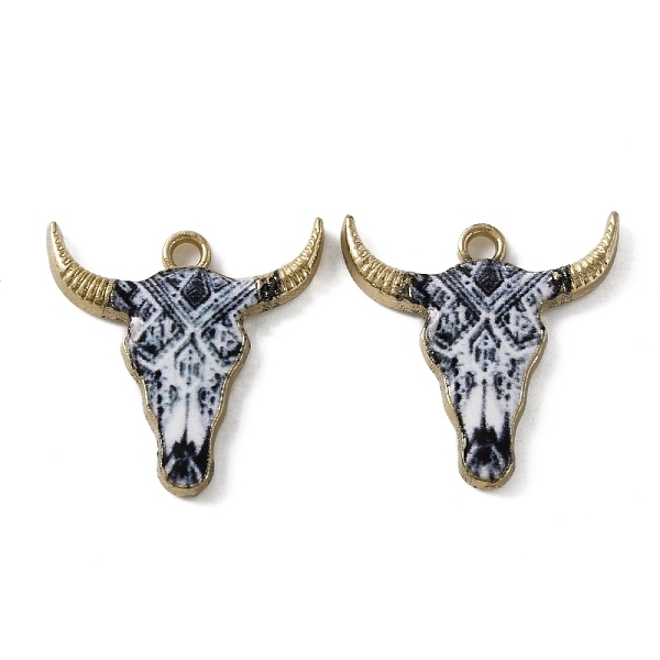 PandaHall Zinc Alloy Enamel Pendants, Light Gold, Cattle Head, Marine Blue, 22.5x20.5x2.5mm, Hole: 2mm Alloy+Enamel Other Animal
PandaHall Zinc Alloy Enamel Pendants, Light Gold, Cattle Head, Marine Blue, 22.5x20.5x2.5mm, Hole: 2mm Alloy+Enamel Other Animal